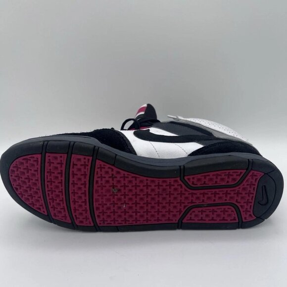 Nike 6.0 Mogan Mid 2 Sneakers Red Black‎ 407716-103  Size 6 Play Shoes main image 4
